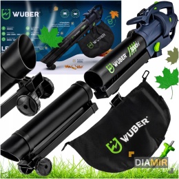 DMUCHAWA ELEKTRYCZNA DO LIŚCI OGRODOWA 3000 W 35 L ROZDRABNIACZ ODKURZACZ