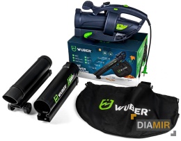 DMUCHAWA ELEKTRYCZNA DO LIŚCI OGRODOWA 3000 W 35 L ROZDRABNIACZ ODKURZACZ