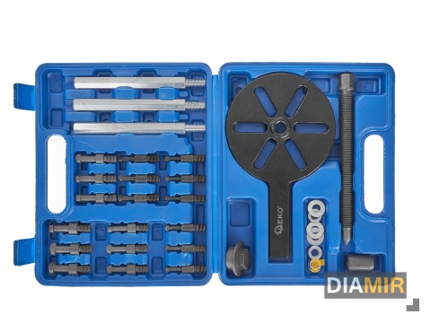 GEKO ZESTAW ŚCIĄGACZ DO ŁOŻYSK WEWNĘTRZNY WALIZKA UNIWERSALNY KOMPLET