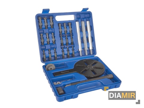 GEKO ZESTAW ŚCIĄGACZ DO ŁOŻYSK WEWNĘTRZNY WALIZKA UNIWERSALNY KOMPLET