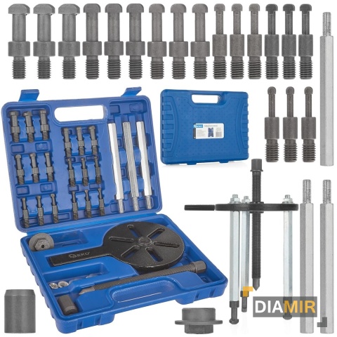 GEKO ZESTAW ŚCIĄGACZ DO ŁOŻYSK WEWNĘTRZNY WALIZKA UNIWERSALNY KOMPLET