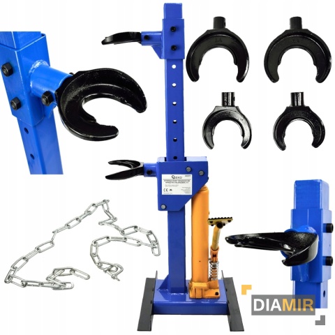 HYDRAULICZNY ŚCIĄGACZ DO SPRĘŻYN McPherson TALERZOWY 1 T 225 - 565 mm