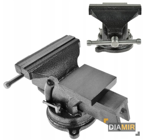 IMADŁO ŚLUSARSKIE OBROTOWE 125 mm 5" Z KOWADŁEM typ hobby HARTOWANE