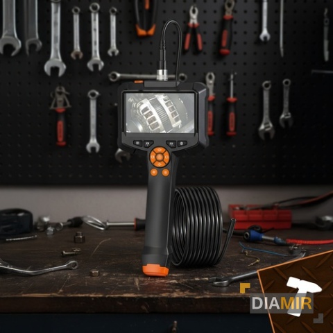 KAMERA INSPEKCYJNA ENDOSKOPOWA 5m IP67 Full HD 8 LED ENDOSKOP BEZPRZEWODOWY