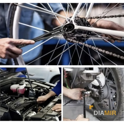 Klucz dynamometryczny BIGSTREN do kół 1/4 " 2-24 Nm z blokadą i etui