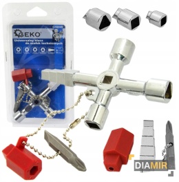 UNIWERSALNY KLUCZ DO SZAFEK SZAF TECHNICZNYCH STEROWNICZYCH ITP