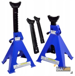 KOBYŁKI WARSZTATOWE 6 T PODSTAWKI STOJAKI KOZIOŁKI 2 szt 370 - 610 mm