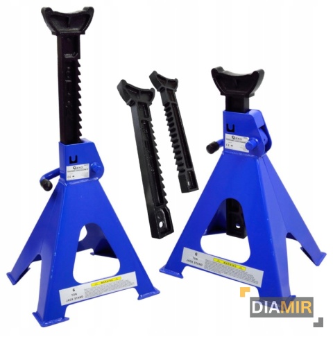 KOBYŁKI WARSZTATOWE 6 T PODSTAWKI STOJAKI KOZIOŁKI 2 szt 370 - 610 mm