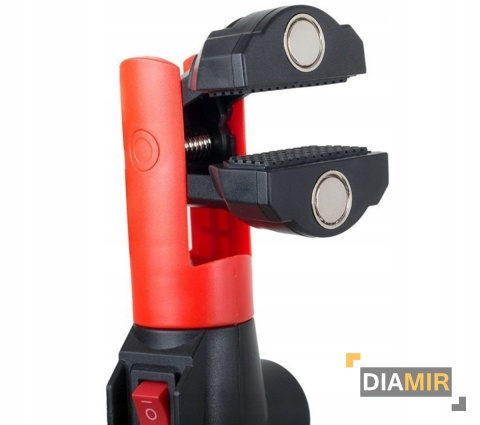 LAMPA LATARKA WARSZTATOWA GARAŻOWA KANAŁOWA HAK LED AKUMULATOROWA MAGNES XL