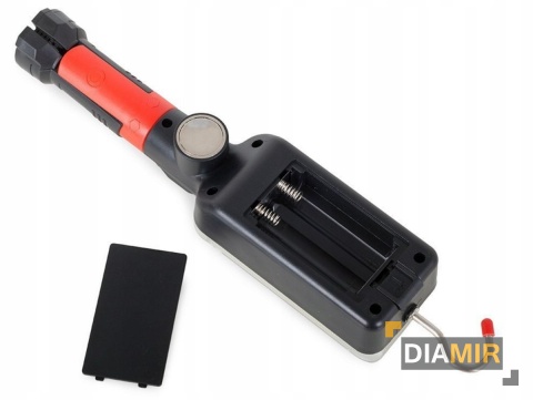 LAMPA LATARKA WARSZTATOWA GARAŻOWA KANAŁOWA HAK LED AKUMULATOROWA MAGNES XL