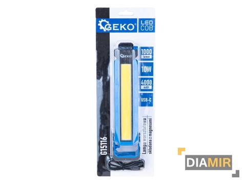 LAMPA WARSZTATOWA Z MAGNESEM SKŁADANA LED COB Z HAKIEM 10W 1000lm 4000mAh