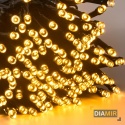 LAMPKI CHOINKOWE BIAŁE CIEPŁE 37 m 500 LED lampek OŚWIETLENIE 8 TRYBÓW
