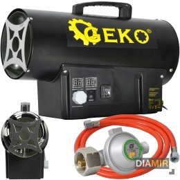 NAGRZEWNICA DMUCHAWA GAZOWA 20kW GEKO Z REDUKTOREM I TERMOSTATEM