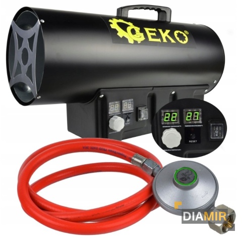 NAGRZEWNICA DMUCHAWA GAZOWA 65kW GEKO Z REDUKTOREM I TERMOSTATEM