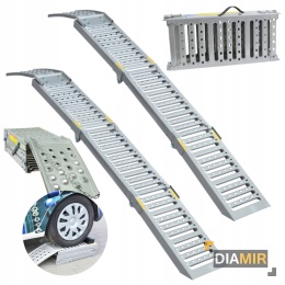 NAJAZDY SAMOCHODOWE RAMPA NAJAZDOWA SKŁADANA PODNOŚNIK PODJAZD 2SZT 2200kg