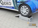 NAJAZDY SAMOCHODOWE RAMPA NAJAZDOWA SKŁADANA PODNOŚNIK PODJAZD 2SZT 2200kg