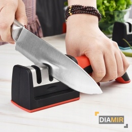 OSTRZAŁKA DO OSTRZENIA NOŻY KUCHENNYCH NOŻYCZEK NOŻYC TRÓJFAZOWA OSEŁKA 3w1