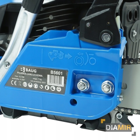 PIŁA SPALINOWA PILARKA ŁAŃCUCHOWA 5,2KM 58cm3 MOCNA + ŁAŃCUCH