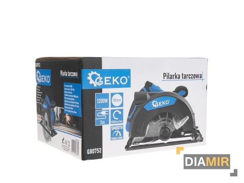 PILARKA TARCZOWA PRZECINARKA PIŁA RĘCZNA DO DREWNA 1200W 185MM