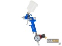 PISTOLET LAKIERNICZY HVLP MINI 125ML DYSZA 0.8mm + REGULATOR CIŚNIENIA 1/4”