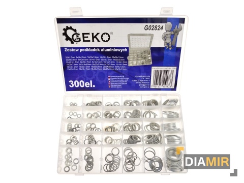 PODKŁADKI ALUMINIOWE ZESTAW PODKŁADEK ALUMINIOWYCH 300 szt