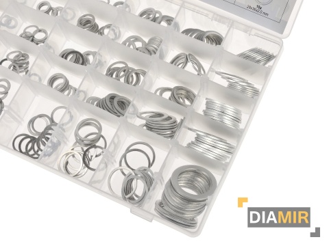 PODKŁADKI ALUMINIOWE ZESTAW PODKŁADEK ALUMINIOWYCH 300 szt