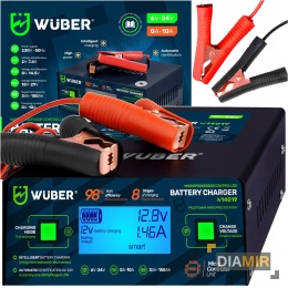 PROSTOWNIK MIKROPROCESOROWY 6/8/12/14/16/24V ŁADOWARKA AKUMULATOROWA 10A