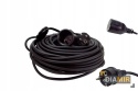 PRZEDŁUŻACZ UNIWERSALNY 20m CZARNY 16A Z ZABEZPIECZENIEM BAVARIA
