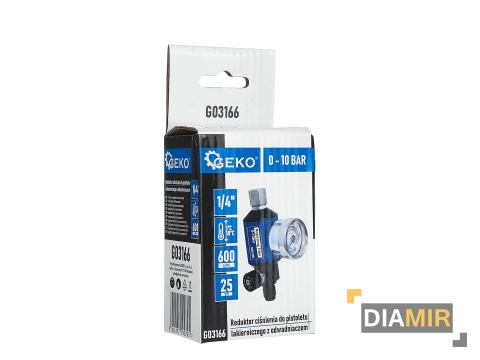 Reduktor ciśnienia 1/4" z odwadniaczem do pistoletu lakierniczego