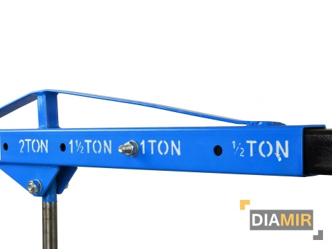 PODNOŚNIK WARSZTATOWY ŻURAW 2 T DŹWIG SKŁADANY DŹWIG SZYBKI MOCNY