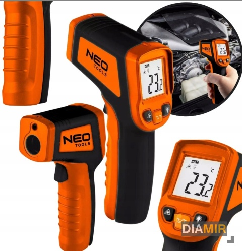 TERMOMETR BEZKONTAKTOWY PIROMETR -50C 400C NEO TOOLS