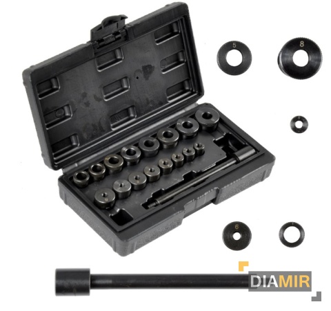 ZESTAW DO CENTROWANIA TARCZY SPRZĘGŁA ŁOŻYSK 17 el GEKO