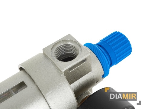 REDUKTOR POWIETRZA 1/2" 4w1 FILTR ODWADNIACZ NAOLEJACZ z manometrem