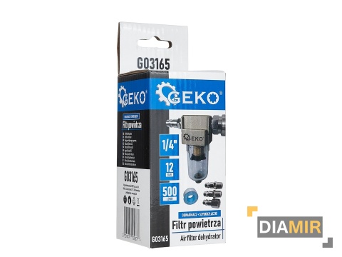 FILTR POWIETRZA ODWADNIACZ 1/4" SZYBKOZŁĄCZKI DO KOMPRESORA SPRĘŻARKI