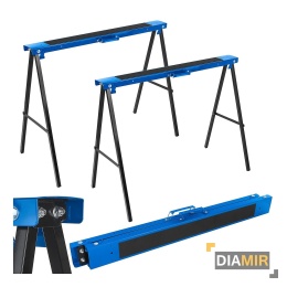 SKŁADANE STOJAKI KOZIOŁKI WARSZTATOWE METALOWE UDŹWIG 250KG GEKO