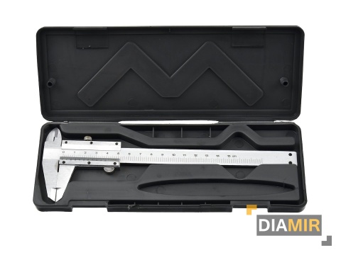 STALOWA SUWMIARKA NONIUSZOWA 150mm ANALOGOWA ETUI
