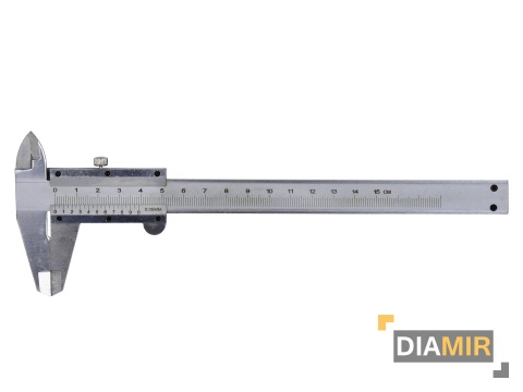 STALOWA SUWMIARKA NONIUSZOWA 150mm ANALOGOWA ETUI