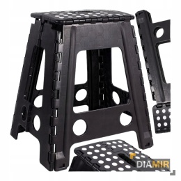 Stołek warsztatowy taboret składany antypoślizgowy duży 150kg 39 cm