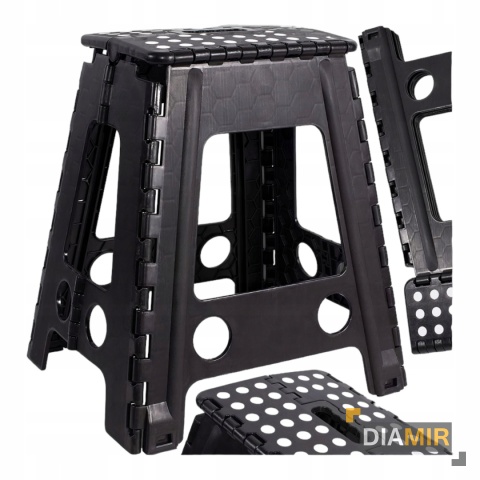 Stołek warsztatowy taboret składany antypoślizgowy duży 150kg 39 cm
