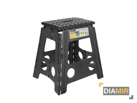 Stołek warsztatowy taboret składany antypoślizgowy duży 150kg 39 cm