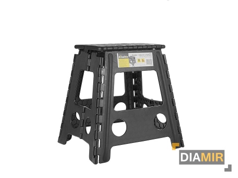 Stołek warsztatowy taboret składany antypoślizgowy duży 150kg 39 cm