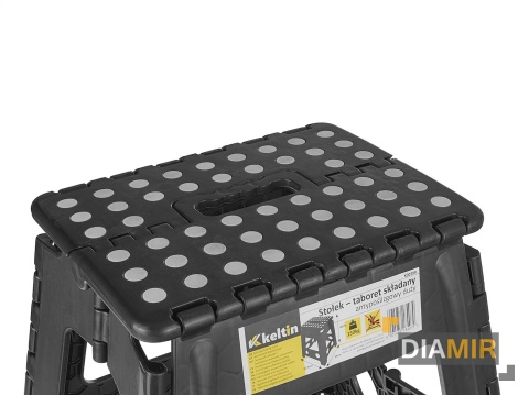 Stołek warsztatowy taboret składany antypoślizgowy duży 150kg 39 cm
