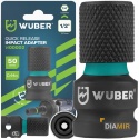 Szybkozłączny ADAPTER UDAROWY z 1/2 " na 1/4 " 50 mm przejściówka Wuber