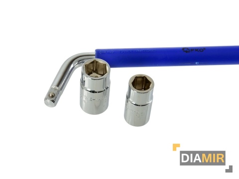 WZMOCNIONY KLUCZ DO KÓŁ OPON FELG TELESKOPOWY 17x19 21x23 mm WYSUWANE RAMIĘ