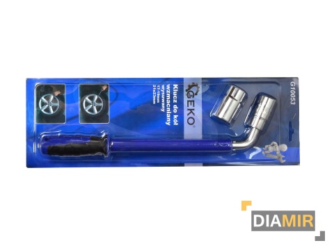 WZMOCNIONY KLUCZ DO KÓŁ OPON FELG TELESKOPOWY 17x19 21x23 mm WYSUWANE RAMIĘ