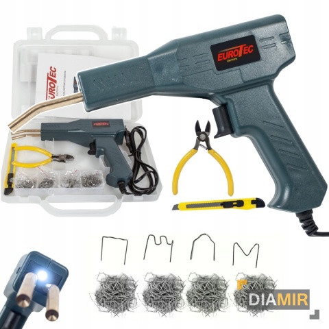 ZSZYWARKA DO PLASTIKU SPAWARKA ZGRZEWARKA LUTOWNICA TWORZYW +200szt ZSZYWEK