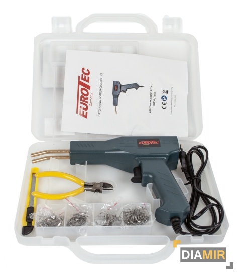 ZSZYWARKA DO PLASTIKU SPAWARKA ZGRZEWARKA LUTOWNICA TWORZYW +200szt ZSZYWEK