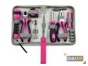 Zestaw narzędzi dla kobiet różowe etui DAMSKI 23 elementy uniwersalny