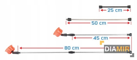 OPRYSKIWACZ ciśnieniowy AKUMULATOROWY 16L + duzy zestaw