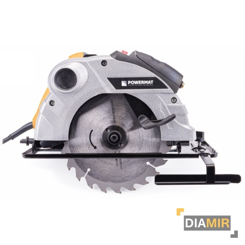 PILARKA TARCZOWA ręczna NAJAZDOWA 2250W 185mm + 2 tarcze